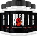 Rise labs Hard HS4 Kapsler for menns helse, Extra styrke piller, mannlig støtte for total ytelse, Hard HS4 Maksimum formel, pastillas - Pakke med 5(300 kapsler)
