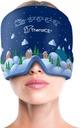 Theraice Migraine Relief Cap, kjøling Gel Hat, Soothing Hodepine Ice Pack Maske produkter, Ansikt Kald Kompress Head Wrap for strekk og stress
