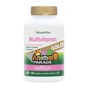 Natures Plus Animal Parade Gull Multivitamin Barn Chewables - Vannmelon Flavor - 120 Animal-Shaped Tabletter - Vitamin D3, K2 & Probiotika - Vegan, Glutenfri - 60 Total Services