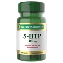 Naturens Bounty 5-HTP piller og kosttilskudd, støtter en rolig og avslappet humør, 100 mg, 60 kapsler