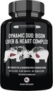Dynamisk Duo: 100% Grass-Fed Bison Liver & Heart Complex