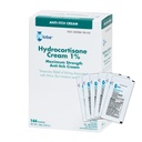 Globe (Box 144 Hydrokortison 1% Maks styrkekrem, (0.9g enkelt pakke) Anti-kykt krem for rødhet, hevelse, kløe, utslett, Bug/Mosquito Bites, Eczema, hemorroider og mer