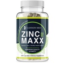 Sink Maxx 100 kapsler, sink gluconate immunforsterkning for reproduktiv helse, hudpleie, og immunforsterkning - 3+ måneders forsyning | høy styrke immunstøtte for menn og kvinner