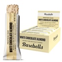 Barebells Protein Bars Hvit sjokoladealmond - 12 greve, 20g høyproteinbehandling - Sjokolade ernæringsbar med 1g Total Sukker - On-The-Go Frokost eller post-Workout Snack