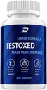 Testoksed kapsler Supplement, Testoksed avanserte menn velvære støtte, Offisiell testoksed maksimal styrke energi ytelse, Testoksed Premium Dietary Formula vurderinger (1 pakke - 60 kapsler)