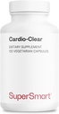 Supersmart - Cardio Clear (Garlic EDTA Supplement) - med malicsyre, kalsiumdinatrium EDTA, magnesium, Bromelain | Ikke-GMO & Glutenfri - 120 vegetariske kapsler