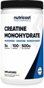 Nutricost Kreatin Monohydrat Mikronisert pulver 500G, 5000 mg Per Serv (5g) - 100 Serveringer, 17.9 Oz