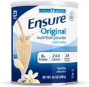Sikre Original Vanilla Ernæring Powder | Vanilla Protein pulver | Small Meal Replacement Shake Mix | 8g Protein, 24 Vitaminer og mineraler | Immunhelse | 14.1 oz