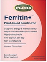 Flora Ferritin+ Forsinket jernsupplement - Plantebasert jernsupplement - Blodcelle og energistøtte - Vegan & Glutenfri - Blisterpakke - 30 Vegankapsler