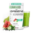 JYM Greens Super Mat pulver for ytelse, vannmelon kukumber, Spirulina, Mushrooms, Vitaminer, BroccoPhane & Broccoli, Menn og kvinner, 30 Services