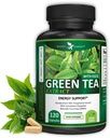 Potent hage Grønn te ekstrakt med EGCG naturlig energi, mentalt fokus, immun støtte, antioksidant og sunn hjerte formel, ikke-GMO 120 grønne te ekstrakt kapsler