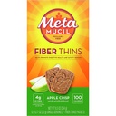 Metamucil MultiGrain Fiber Wafers Apple Crisp - 12 ct, Pakke med 2