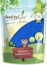 Mat til levende blå spirulina pulver, 8 ovner - ren rå blå-grønn algae ekstrakt, Kosher, vegansk, ikke-irradiert, rik på fycocyanin, flott for juices, smoothies, rister, drinker og matfarge