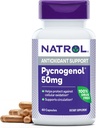 Narrol Pycnogenol kapsler, Antioksidant beskyttelse, Supplement beskytter mot cellulære oksidasjon og aldersrelatert skade, European Maritime Pine Bark Extract, støtter sirkulasjon, 50 mg, 60 greve