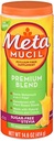 Metamucil Premium blanding Psyllium Fiber pulver sukkerfri med Stevia Orange - 14,6 oz