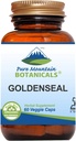 Pure Mountain Botanicals Goldenseal Kapsler - Kosher Vegan Caps med 250mg organisk Goldenseal Root Supplement