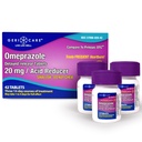GeriCare Omeprazol forsinket frigjøringstabletter 20mg Magesyre Reduser piller i 24-timers Heartburn Relief-syre Reflux medisin å behandle hyppige Heartburn- Anti-Acid Relief tabletter (42 greve)