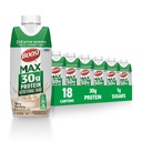 BOOST MAX Protein rister klar til å drikke - 30g høy proteinshake - Vanilla | ernæringsmessige drikker å støtte muskelgjenvinning etter trening, 26 vitaminer og mineraler, 1g sukker, 11 fl oz (Pack of 18)