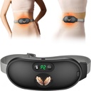 Varmepad for periodkramper, rask oppvarming med 6 varmenivå og 6 Massasjemoduser, bærbar trådløs menstruell varmepad, tilbake eller Belly Periode Massager for kvinner og jenter, svart