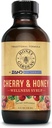 Honning Gardens Cherry & Honning Soothing Throat Syrup, Apiterapi formel med organisk rå honning, organisk Apple Cider Vinegar, Black Cherry, og Herbal Extracts, 24 Serveringer, 4 FL. OZ.