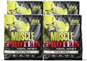 COLOSSAL LABS Muskel Whey Protein Flavored Protein pulver, 25 000mg Aminosyrer/Serving, kald filtrert (pakke May Vary) (20 pund (pakke av 4), Vanilla)