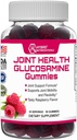 Hybrid Nutraceuticals Joint Health Supplement - Glukosamin Gummies med vitamin E - støtte felles mobilitet og fleksibilitet støtte Supplement, bringebær Flavor - 60 Gummies