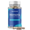 Santo Remedio Memoria, Helse Helse Booster, bidrar til å styrke nevrale forbindelser, bidrar til å forbedre oppmerksomhet, minne og konsentrasjon, 30 Services, Glutenfri, Ikke-GMO