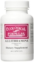 Økologiske formeler allithiamin vitamin B1 50 Mg, hvit, 60 greve