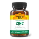 Country Life Target-Mins Sink 50 mg 180 tabletter - Sink Kosttilskudd for immun helse - Zink 50 mg - Sink støtte