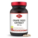 Olympian Labs Grape Seed Extract 400mg Vegan Capsules støtter hjerte og immun helse, antioksidant - 100 greve