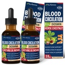 Blodsirkulasjon faller, Nitric Oxid Supplement for blodstrøm, trykk og hjerte helse W/Horse Chestnut Extract væske. Castaño de Indias y Diosmina para la Circulacion y Varices. 4 oz