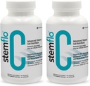 Revitaliser systemet ditt med StemFlo® Advanced Formula 2 Pack - Trans-Resveratrol, Curcumin og Super Antioxidanter for helse, langsomhet og vitalitet