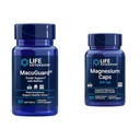 Livsforlengelse MacuGuard Eye Health Supplement med magnesiumkapsler 500 mg - Lutein, Zeaxanthin, Meso-zeaxanthin og Saffron for sunn visjon - 60 Softgels og 100 vegetariske kapsler