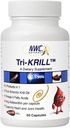 NWC Naturals Tri-Krill Oil Supplement for menn og kvinner, støtter felles helse, hjernefunksjon og generell velvære med Astaxanthin