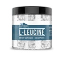 Jordbårne elementer L-Leucine 200 kapsler, ren og ufortynnet, ingen tilsetningsmidler