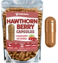 Hawthorn Berry Powder Capsules - 360 greve (6 måneders forsyning) - Premium Hawthorn Berry Capsules for kardiovaskulær støtte - Hawthorne Berry Powder - Et ideelt Hawthorne Supplement for menn og kvinner