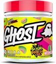 GHOST BCAA pulver Aminosyrer Supplement, Sour Patch Kids vannmelon - 30 Serveringer - sukkerfri intra, post & pre trening Amino pulver & gjenoppretting drikke, 7G BCAA