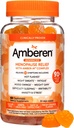 Amberen Menopause Kosttilskudd for kvinner, Multi-Simptom Relief, Vitamin E & Unik Amberen Forbindelse, Hjelper Støtte Hormon Balance, Hot Flashes & Night Sweats, Sukkerfri, Orange Flavor, 60 Gummies