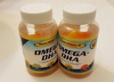 Omega Plus DHA essensielle fettsyrer - ren Omega 3 fettsyrer - Chia olje + DHA - gummier - Tenåring, menn, kvinner EFA DHA Supplements