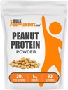 BulkSupplements.com Peanut Flor Protein pulver - Defated Peanut Flor, Peanut Protein pulver - Peanut Protein Flor, Glutenfri, 30g per servering, 1kg (2,2 lbs) (Pack of 1)