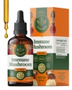 HERBAMAMA Super Immune Mushroom Supplement - Vegan 8-mushroom Complex Blande med Reishi, Lion's Mane, Cordyceps & Chaga Extract - Ikke-GMO, alkohol-fri, sukkerfri immunitetsdråper, 56-dagers Supply