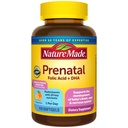 Natur laget prenatal med folsyre + DHA, prenatal vitamin og mineral Supplement for daglig ernæringsmessig støtte, 110 Softgels, 110 dagers forsyning