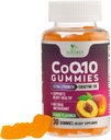 CoQ10 Gummies 100 mg - 3X Styrke, høy absorpsjon, Antioksidant Supplement for hjerte helse støtte og energiproduksjon, Ultra Coenzym Q10 vitaminer, Coq 10 Kosttilskudd, ikke-GMO - 30 CoQ10 Gummies