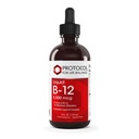 PROTOCOL FOR LIFE BALANCE Liquid B-12 5000mcg - Nervesystem støtte - med B-vitaminer - Smakfri & Vegan vitamin B væske - 4 fl oz