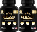 35450MG Pure Shilajit Supplement - Himalayan Organic Shilajit for menn og kvinner Maksimal potens Shilajit for forbedret energi og immunstøtte 180 Veggie Kapsler