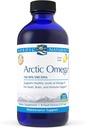 Nordic Naturals Pro Arctic Omega Liquid- Fish Oil, 745 mg EPA, 500 mg DHA, bidrar til å opprettholde sunn Omega-3 nivåer for hjerte, hjerne og immunstøtte, sitronflavorert, 8 oz