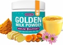 Turmaquik Organic Golden Milk Turmeric Powder, Immun Support + Superfood Blanding av Ginger, Black Pepper, Curcumin, kanel, Cardemom + vitaminer C, D, B6, B12, Sink - Immunitetsforsterkning