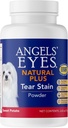 Englers øyne Naturlig Plus Tear Stain Supplement Søt Potato Powder for hunder, Forhindre Stain Fur, Eyebright, Olive Leaf, Marshmallow Root, Ingen hvete eller Corn, Begrensede ingredienser, Vegetarisk, 75g