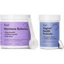 Rael Supplement for kvinner Bundle - Hormon Balance, Fertilitet & Ovarian Support (30 dagers forsyning) & Probiotika, Digestive Enzymes, Urin Tract Helse (30 dagers forsyning)