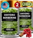 Dihydroberbin Supplement - Dehydro Berberine Organic -Super Berberine Supplement med Ceylon Cinnamon & R Alpha Lipoic Acid & Apigenin - Hydroberine 240 hetter (2 Pakker)